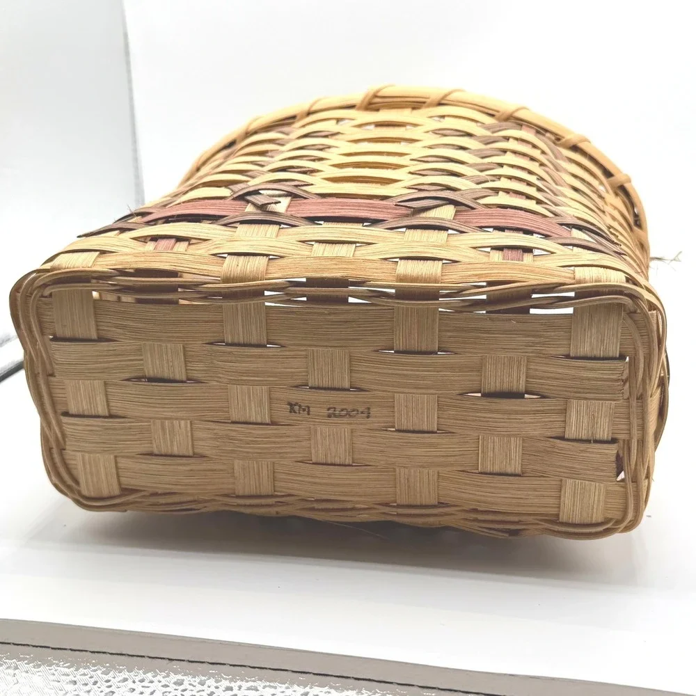 Handmade woven wood